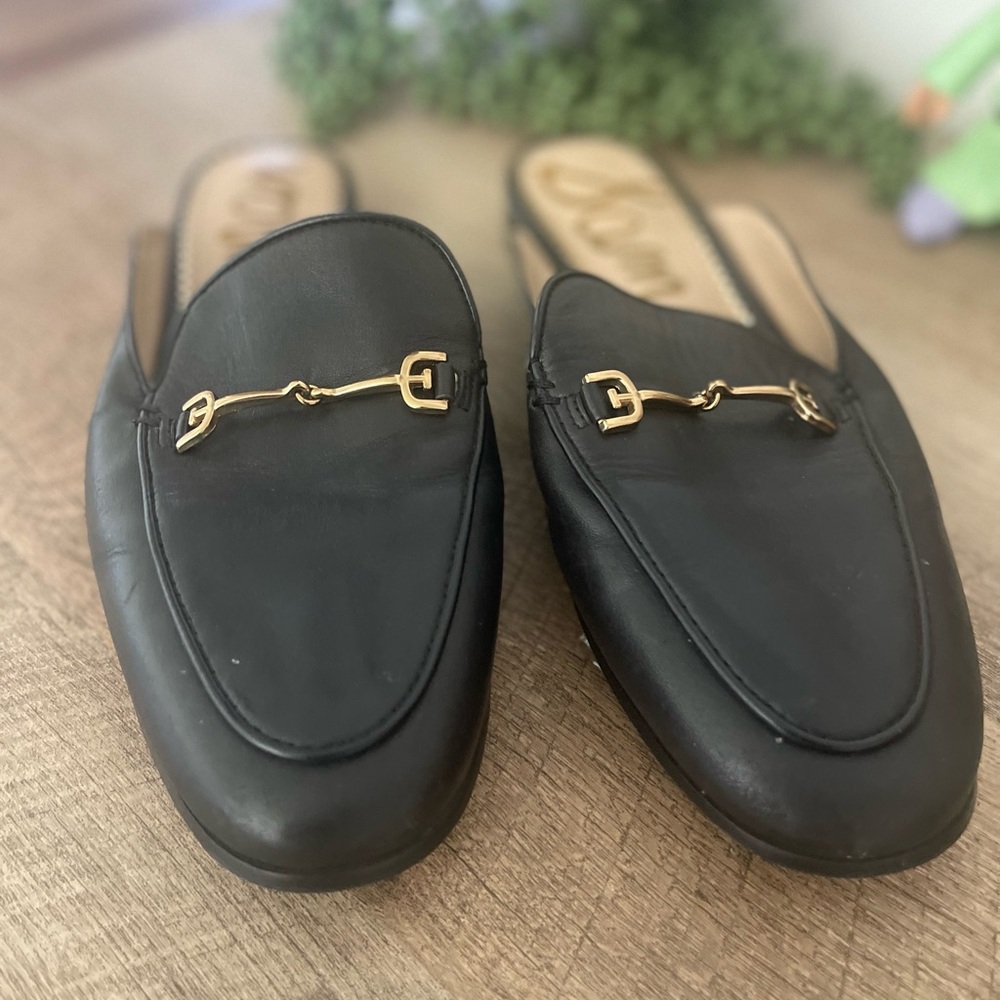 Sam Edelman Linnie Black Mules - Picture 2 of 9